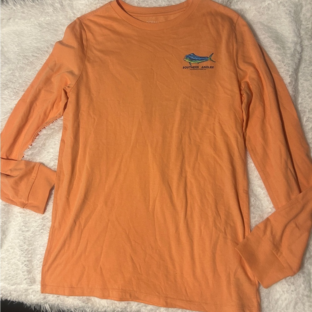 Kids Orange Long Sleeve Tee